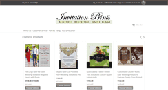 Desktop Screenshot of invitationprints.com