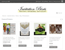 Tablet Screenshot of invitationprints.com